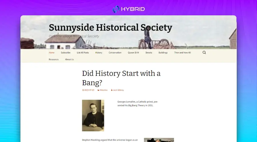 Sunnyside Historical Society Sunnyside Historical Society